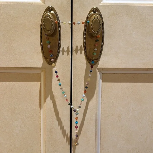 Sydney Evan Bread necklace with turquoise charms - Picture 2 of 4